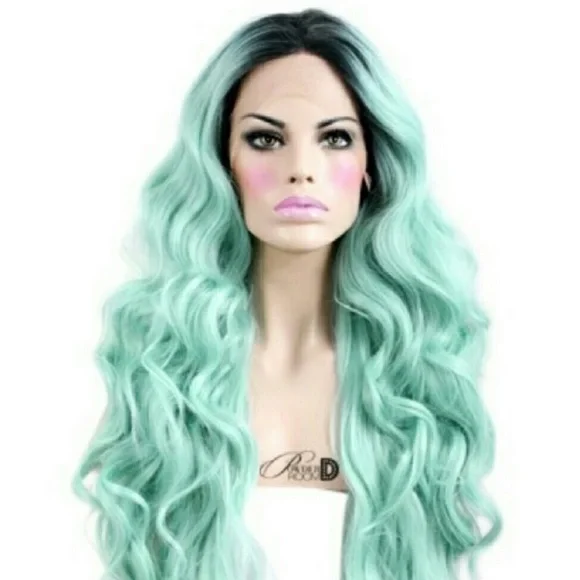 22” GREEN OMBRE BODY WAVY Mermaid NEW